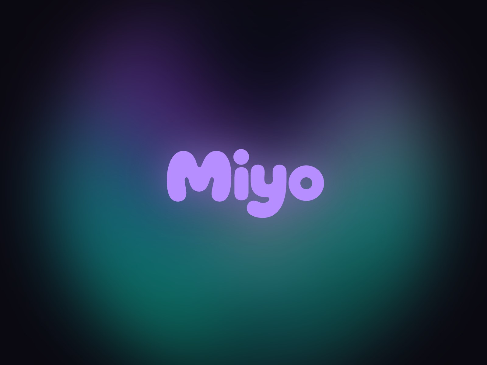 보라색 MIYO 워드마크